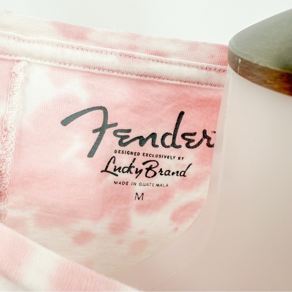 Fender Pink Tie-Dye Short Sleeve Tee - Picture 2 of 3